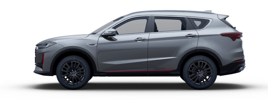 Jetour VT9 Tech Grey Side View